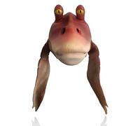 LePyCos Jar Binks - Maschera in lattice per adulti, maschera per cosplay di Alien Wars, per Halloween, feste in costume e giochi di ruolo