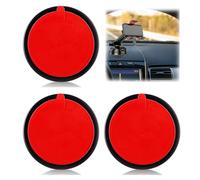 LEPZUR Set Di 3 Piastre Autoadesive Per Cruscotto Per Base A Ventosa Per Cruscotto Disco Di Montaggio Per Navigatori Garmin Tomtom