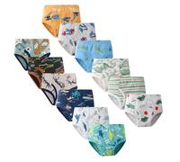 LeQeZe Slip Bambino in Cotone Intimo 4-5 Anni Mutande Ragazzo Confezione da 12 Pezzi (Etichetta del Produttore 120)