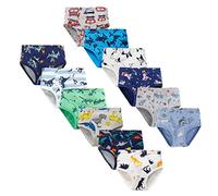 LeQeZe Slip Bambino in Cotone Intimo 7-8 Anni Mutande Ragazzo Confezione da 12 Pezzi (Boys Briefs 01,Etichetta del Produttore 140)
