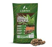 LERAVA® Argilla Espansa per piante in vaso (25L) - Drenante leggero e resistente - Argilla per piante a pH neutro - Substrato decorativo per vasi e fioriere