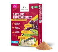 LERAVA Bacillus Thuringiensis Kurstaki (10 g) - Insetticida biologico per piante - Effetto larvicida contro bruchi, cavolaia e farfalla del geranio - Ideale per rose e orto - Made in Italy