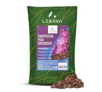 LERAVA® Bark per Orchidee 5L - Corteccia di Pino Marittimo, Terriccio per Orchidee con Alta Aerazione e Drenaggio Naturale - Substrato 100% Naturale, Favorisce la Crescita Sana, Pronto all'Uso
