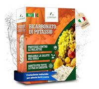 LERAVA Bicarbonato di Potassio (250 g) - Potente Potassio per Piante - Bicarbonato per Agricoltura e Ortaggi - Corregge Terreni Acidi - Combatte Patogeni Fungini - Alta Solubilità in Acqua
