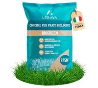 LERAVA BIOGREEN Concime per Prato Biologico (9 kg) - Fertilizzante Rinverdente Starter Granulare da Letame - con Microrganismi Attivi - Copre 225 m² - Sicuro per Animali Domestici
