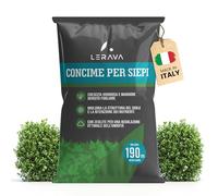 LERAVA Concime siepe (9 kg) - fertilizzante a lenta cessione - crescita rigogliosa - per siepi verdi e dense - ideale per photinia - effetto a lunga durata - rilascio graduale dei nutrienti
