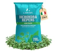 LERAVA Dicondra semi (200m²) - Non richiede taglio - Estrema resistenza alla siccità - semi dicondra per prato ideali per zone soleggiate e ombreggiate - dichondra repens sempre perfetto - 2kg