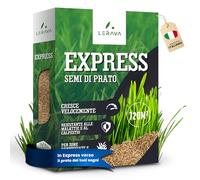 LERAVA® EXPRESS semi prato crescita rapida (720m²) - Semina resistente al calpestio - Sementi per prato soleggiato e mezz’ombra - Semi per un giardino verde fitto - 18kg