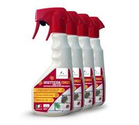 LERAVA® Insetticida Cimici (4x500 ml) - Azione rapida, effetto prolungato - Spray Cimici per interni ed esterni - Inodore, non macchia, pronto all'uso - Casa, hotel, B&B, uffici - stop insetticida