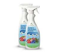 LERAVA® Rame e Zolfo per Piante - Spray 2x700ml - Fungicida per piante - Ossicloruro di rame - Antiparassitario piante - Zolfo - Concime rame per piante - Fungicida sistemico per piante - Rame e zolfo