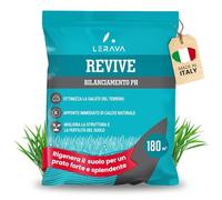 LERAVA® Revive - Calcare per prato premium - trattamento naturale per un prato verde e sano, riduce il muschio e regola il pH del suolo, facile da applicare, effetto rapido e duraturo - 9 kg sacco