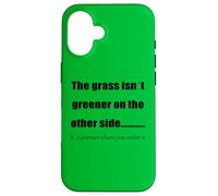 L'erba è più verde dove la innaffi Custodia per iPhone 16