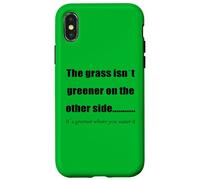 L'erba è più verde dove la innaffi Custodia per iPhone X/XS