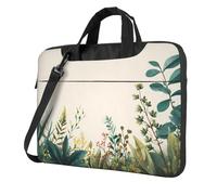 L'erba ha stampato la borsa a tracolla della borsa a tracolla del computer portatile facile da usare quando si viaggia per affari a 13 pollici