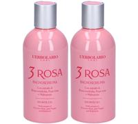 L'Erbolario 3 Rosa Bagnoschiuma 2x250 ml