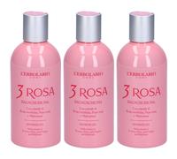 L'Erbolario 3 Rosa Bagnoschiuma 3x250 ml