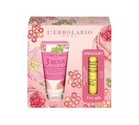 L'Erbolario - Crema Mani 3 Rosa e Proteggilabbra In Omaggio