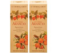 L'Erbolario Accordo Arancio Bagnoschiuma 2x250 ml Additivo per il bagn