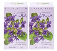 L'Erbolario Accordo Viola Bagnoschiuma 2x300 ml