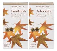 L'Erbolario Ambraliquida Bagnogel con Microsfere alla Vitamina E 2x250