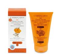 L'Erbolario Crema Solare Viso e Corpo SPF 50+, Protezione Alta, Resistente all'Acqua, Ideale per i Primi Giorni dell’Esposizione e per i Bambini, Formato 125 ml