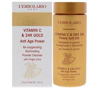 L'Erbolario Vitamina C & Oro 24K Detergente In Polvere Riossigenante Illuminante