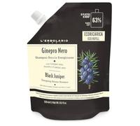 L'Erbolario Ecoricarica Shampoo Doccia Ginepro Nero Energizzante, 500 ml | Docciashampoo Uomo - Detergente per Corpo e Capelli - Senza Siliconi, Parabeni e Petrolati - Made in Italy