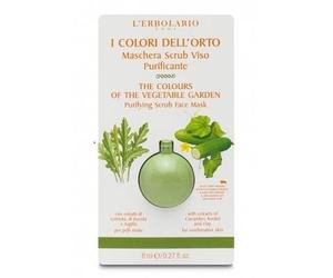 L'Erbolario I COLORI DELL'ORTO VERDE MASCHERA SCRUB VISO PURIFICANTE 8 ML
