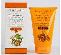 L'Erbolario Latte Solare Carota Jojoba Noce SPF10 125 ml