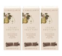 L'Erbolario Legni Fruttati Bagnoschiuma 3x250 ml Schiuma da bagno