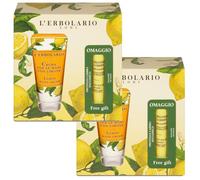 L'Erbolario - LIMONE Confezione Regalo Crema Mani - 2 Pacchetti contenenti 1 Crema Mani Vellutante da 75 ml l'uno + in Omaggio 1 LipBalm Proteggi labbra da 4,5 ml l'uno