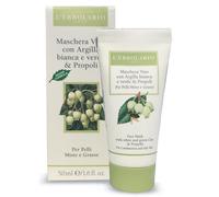 L'Erbolario Maschera Viso All" Argilla E Propoli 50ml
