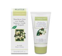 L'Erbolario Maschera Viso all'Argilla Bianca e Verde Propoli Pelle Mista Grassa