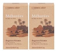 L'Erbolario Meharees Bagnoschiuma 2x250 ml Schiuma da bagno