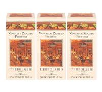 L'Erbolario Profumo Vaniglia e Zenzero 3x50 ml