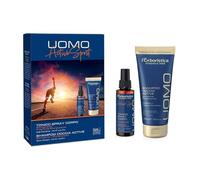 L'Erboristica Athena's | Confezione Uomo Active, Cofanetto con Tonico Spray Corpo Rinvigorente 100 ml, Shampoo Doccia Active Stimolante e Rivitalizzante 200ml, Made in Italy