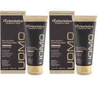 L'Erboristica Athena's - Dopobarba Uomo Lenitivo e Idratante - Balsamo Dopobarba Senza Alcool per Pelle Sensibile - con Estratto di Ginseng e Aloe Vera - 100 ml (Confezione da 2)