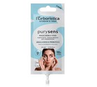 L'Erboristica Athena's - Purysens Maschera Viso Purificante - Skincare con Argilla Rosa e Prebiotico - Skincare Kit Viso Purificante - 2 Dosi x 10 ml