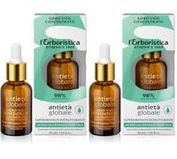 L'Erboristica Athena's - Siero Viso Concentrato Idratante, Ristrutturante e Antirughe - Acido Ialuronico Viso Antietà - 30 ml (Confezione da 2)