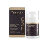 Athena's L'Erboristica Uomo - Crema viso idratante per la riduzione delle rughe, flacone da 50 ml