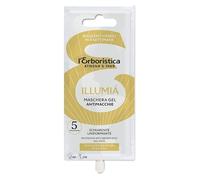 L'Erboristica Illumia Maschera Gel Antimacchie Schiarente e Uniformante, 1 bustina richiuduibile da 15 ml x 5 applicazioni