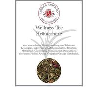 Lerbs & Hagedorn, Wellness - Tè per erbe aromatiche, aroma al pompelmo, 1 kg (circa 71 litri), erba tulica, citronella, pezzi di zenzero, ciotole di fagioli