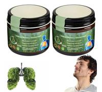 Lercea - Crema riparatrice polmonare trasparente per polmoni, extra forza per polmoni Lercea, crema detergente per polmoni e respiratori, per promuovere la circolazione polmonare, migliorare la salute