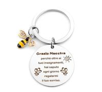 Lerdrtuin Portachiavi Regalo Maestre Regali Maestre Fine Anno Portachiavi Maestre Regalo Maestre Fine Anno Regalo Per Insegnante Idee Regalo Maestra Regali Maestre Natale Regali Maestre Compleanno