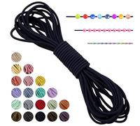 LEREATI Filo Elastico per Braccialetti Resistente, Cordoncino Elastico 2mm x 5m Elastici Braccialetti Cordino Elastico, Filo Nylon per Collane Perline Braccialetti Fai da Te Cucire (Blu Scuro)