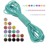 LEREATI Filo Elastico per Braccialetti Resistente, Cordoncino Elastico 2mm x 5m Elastici Braccialetti Cordino Elastico, Filo Nylon per Collane Perline Braccialetti Fai da Te Cucire (Blu Brillante)