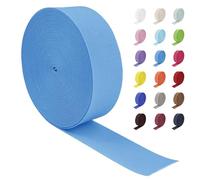 LEREATI Nastro Elastico per Cucito 50mm x 16m Ampio Fettuccia Elastica, Rotolo Banda Elastica per Cucire Pantaloni, Cinture, Artigianato Fai-Da-Te (Blu)