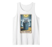 L'eremita Tarocco Carta Mystic Raccoon Canotta
