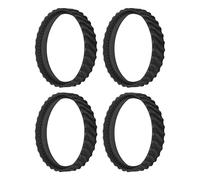 Lergas R0526100 - Ruota di ricambio per pulizia piscina Zodiac MX8/MX6, R0526100 Exact Track di ricambio per Baracuda detergente in gomma di alta qualità, con spazzola abrasiva (01)