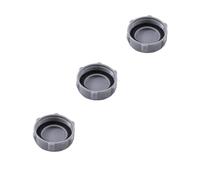 Lergas Tappo per valvola di scarico, accessorio per piscina Bestway P6H1158, robusto tappo per valvola di scarico per P01006, coperchio di ricambio per valvola di scarico (3 pezzi, grigio)